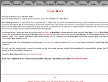 Tablet Screenshot of karl-marx.name